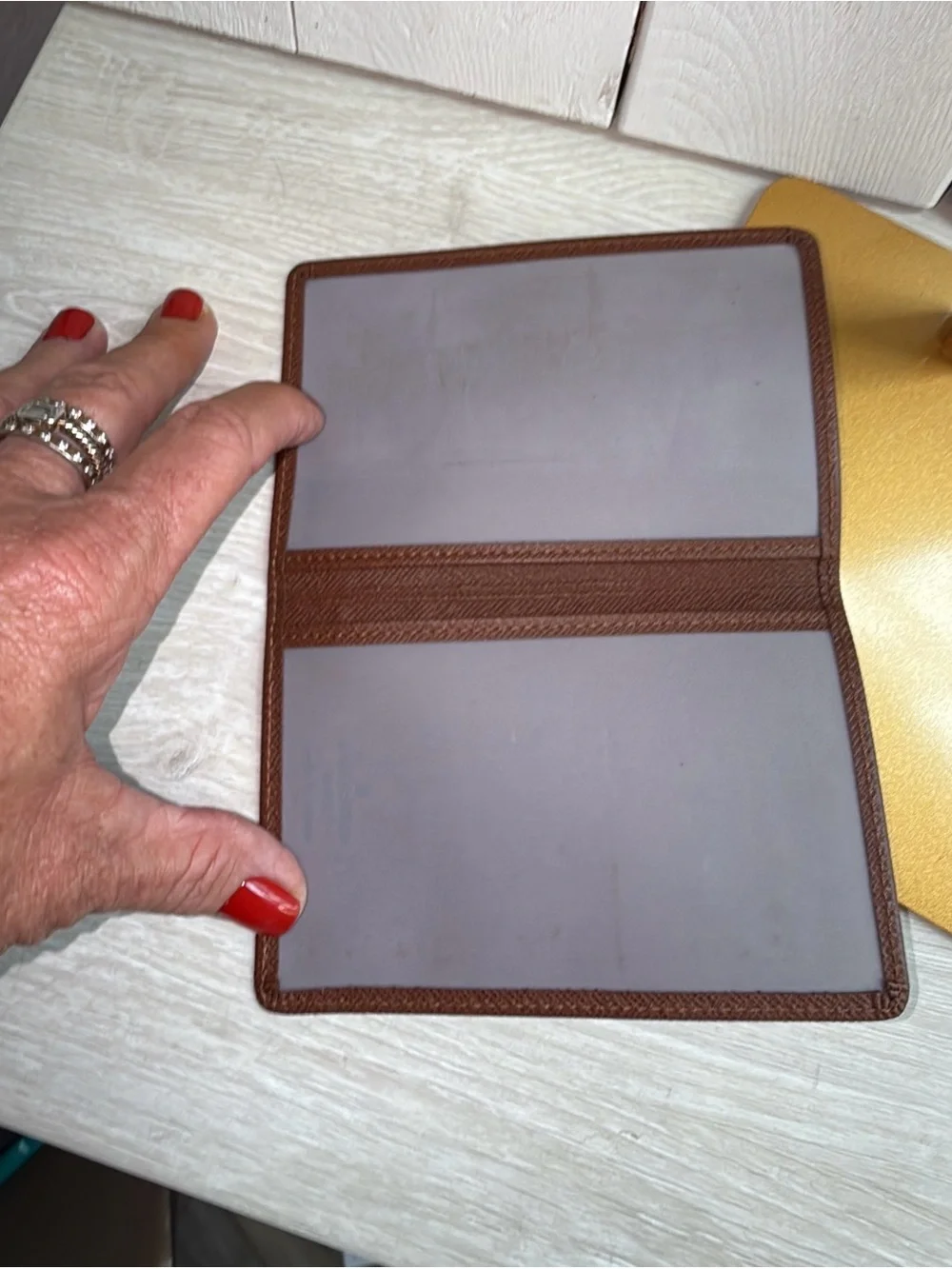Louis Vuitton Vintage Taiga Leather Photo  ID Holder